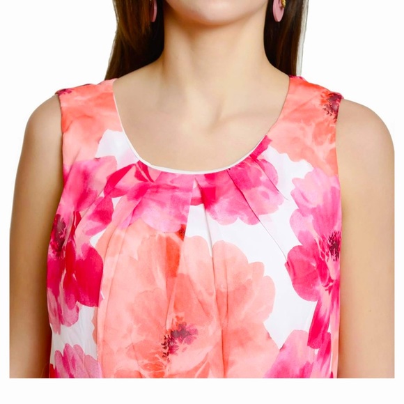 Ny Collection Petite,Maxi Dresses,Floral Dress,size PM - Picture 4 of 9